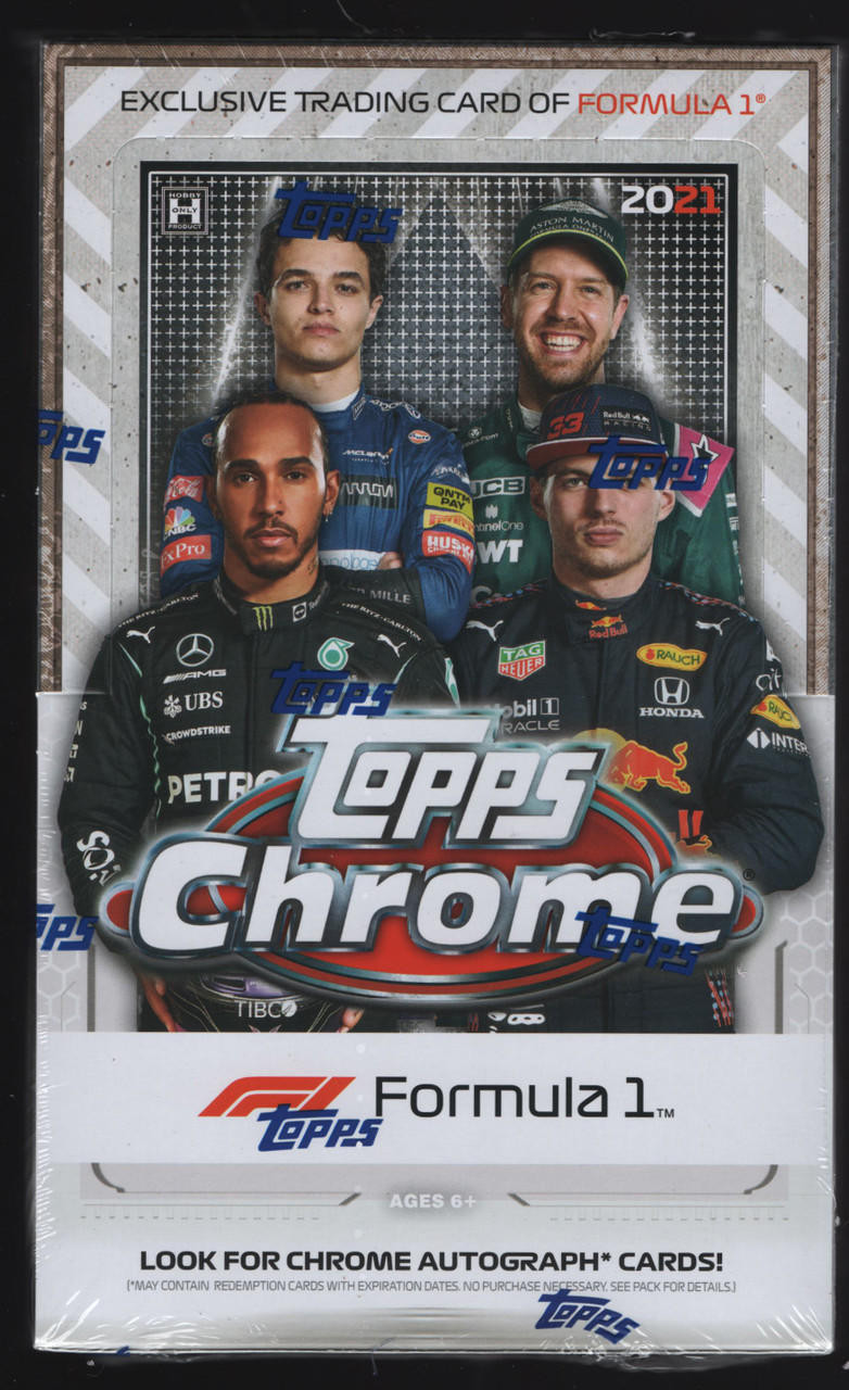 2021 Topps Chrome Formula 1 Racing Hobby Box