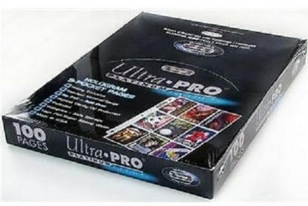 canta prima Dinámica Ultra Pro 9-Pocket Platinum Heavy Duty Trading Card Album Page 100 Count Box