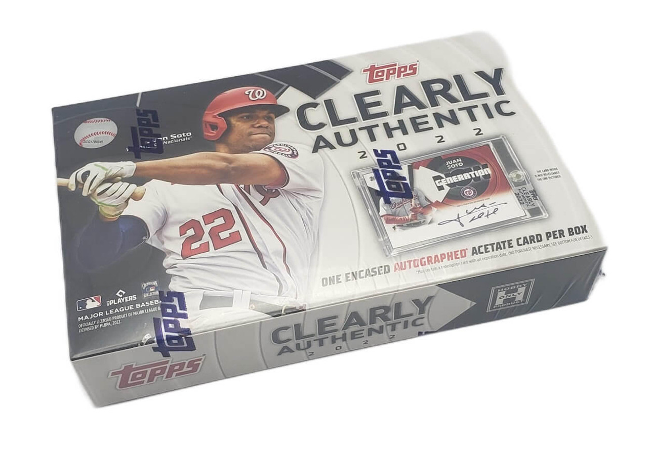 2022 Topps Clearly Authentic Baseball Hobby Box