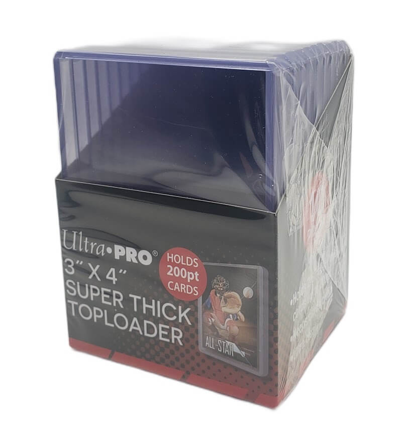 Ultra PRO 200pt Super Thick Standard Size Card Toploaders (10 Pack) – 15286