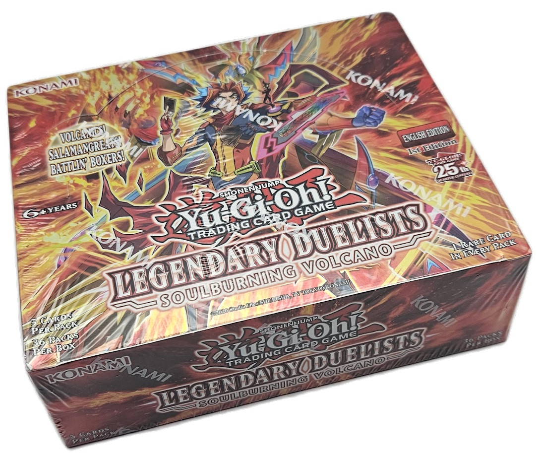 Yu-Gi-Oh! Legendary Duelists Soulburning Volcano Booster Box Yu-Gi-Oh! Legendary Duelists Soulburning Volcano Booster Box