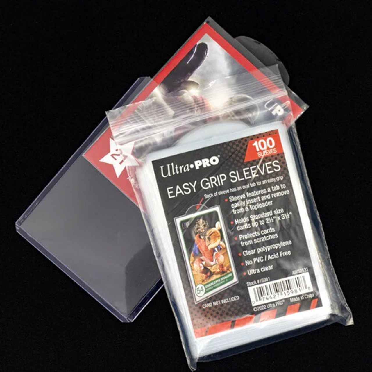 Ultra Pro Easy Grade Trading Card Sleeves (100 Count Pack) Angle Cut Corner