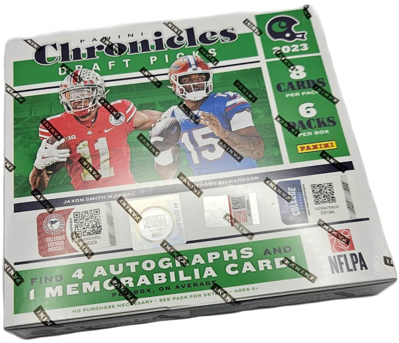 2023 Panini Select Draft Picks Football Checklist, Box Info, Details