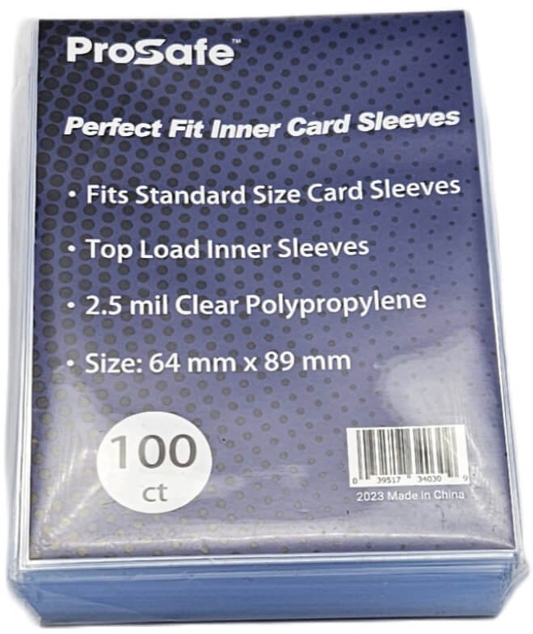 Pro-Safe Perfect Fit Inner Card Sleeves (100 Count Pack)