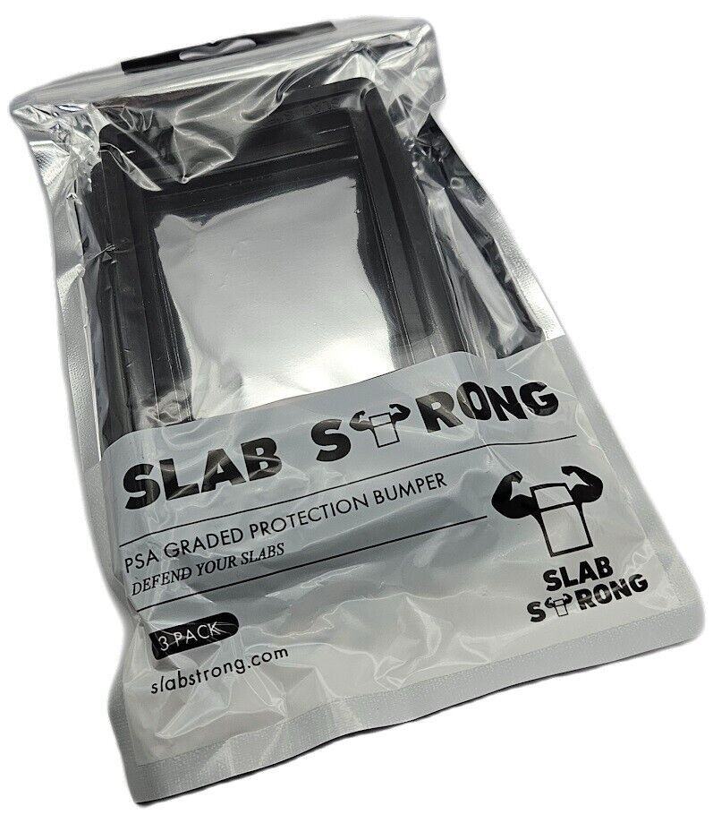 Slab Strong Black Slab Bumper Protects PSA Sized Graded Card Slab (3-Pack) Slab Strong Black Slab Bumper Protects PSA Sized Graded Card Slab (3-Pack)