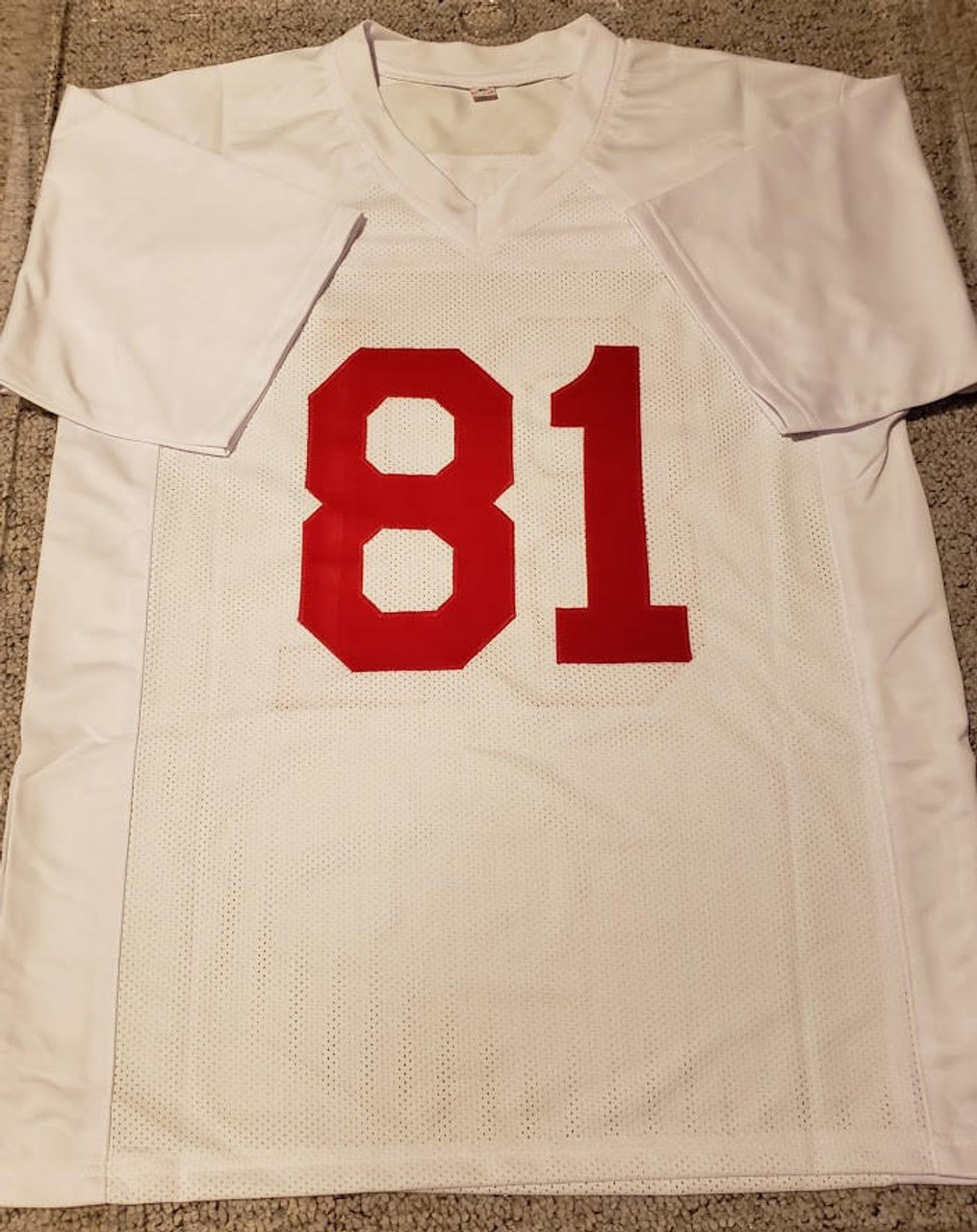 Jackie Smith St. Louis Cardinals Signed Autographed Jersey Leaf