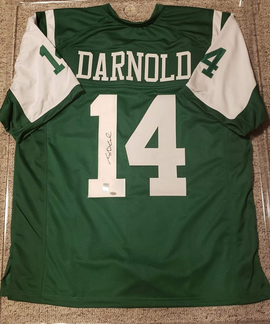 Sam Darnold New York Jets Signed Autographed Jersey Certified Leaf