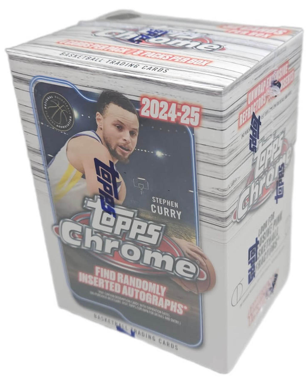 2024-25 Topps Chrome Basketball 8 Pack Blaster Box