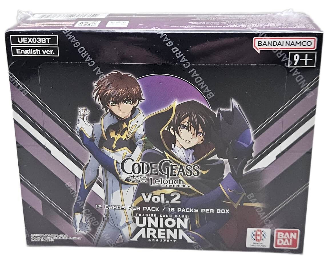 Code GEASS: Lelouch of the Rebellion Vol. 2 Union Arena Booster Box Code GEASS: Lelouch of the Rebellion Vol. 2 Union Arena Booster Box