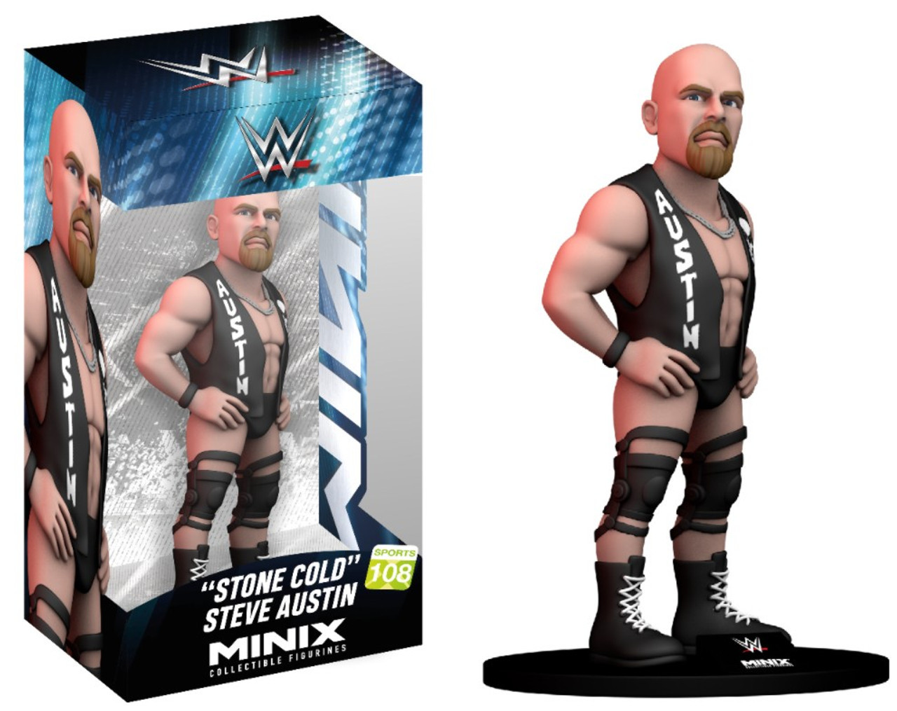 Minix Sports #108 Stone Cold Steve Austin WWE Wrestling 4.75
