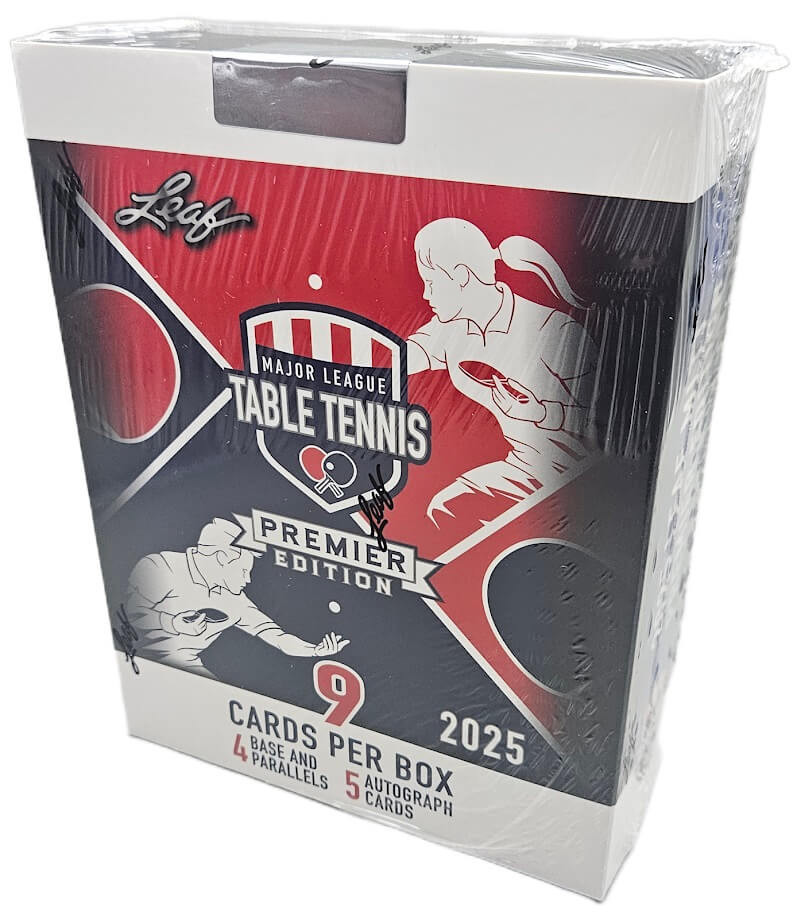 2025 Leaf Major League Table Tennis Premier Edition Hobby Box