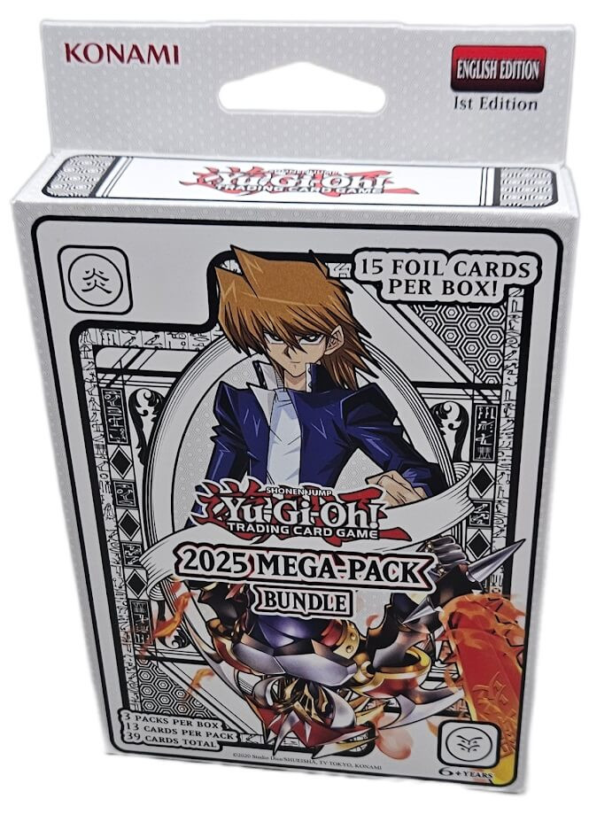 Yu-Gi-Oh! TCG 2025 Mega Pack Bundle 3 Pack Booster Box Yugioh