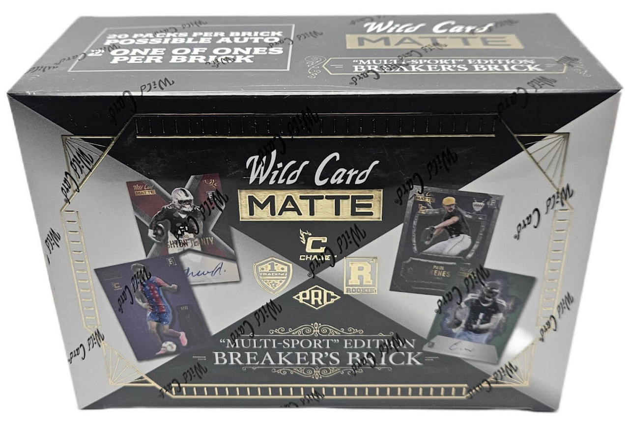 2025 Wild Card Matte Rookie Multi Sport Edition Breakers Brick Box