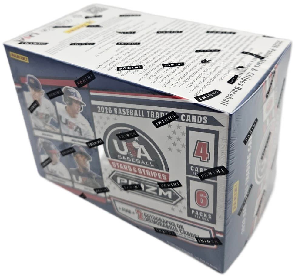 2026 Panini Prizm Stars & Stripes USA Baseball 6 Pack Blaster Box