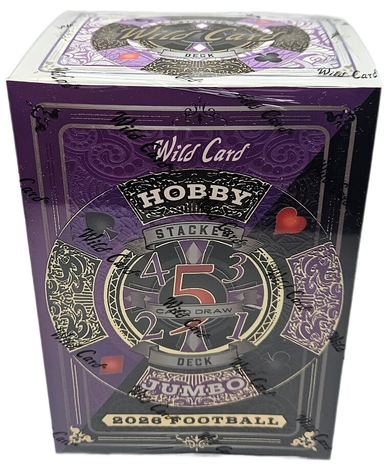 2026 Wild Card 5 Card Stacked Deck Edition Football Hobby Jumbo Box