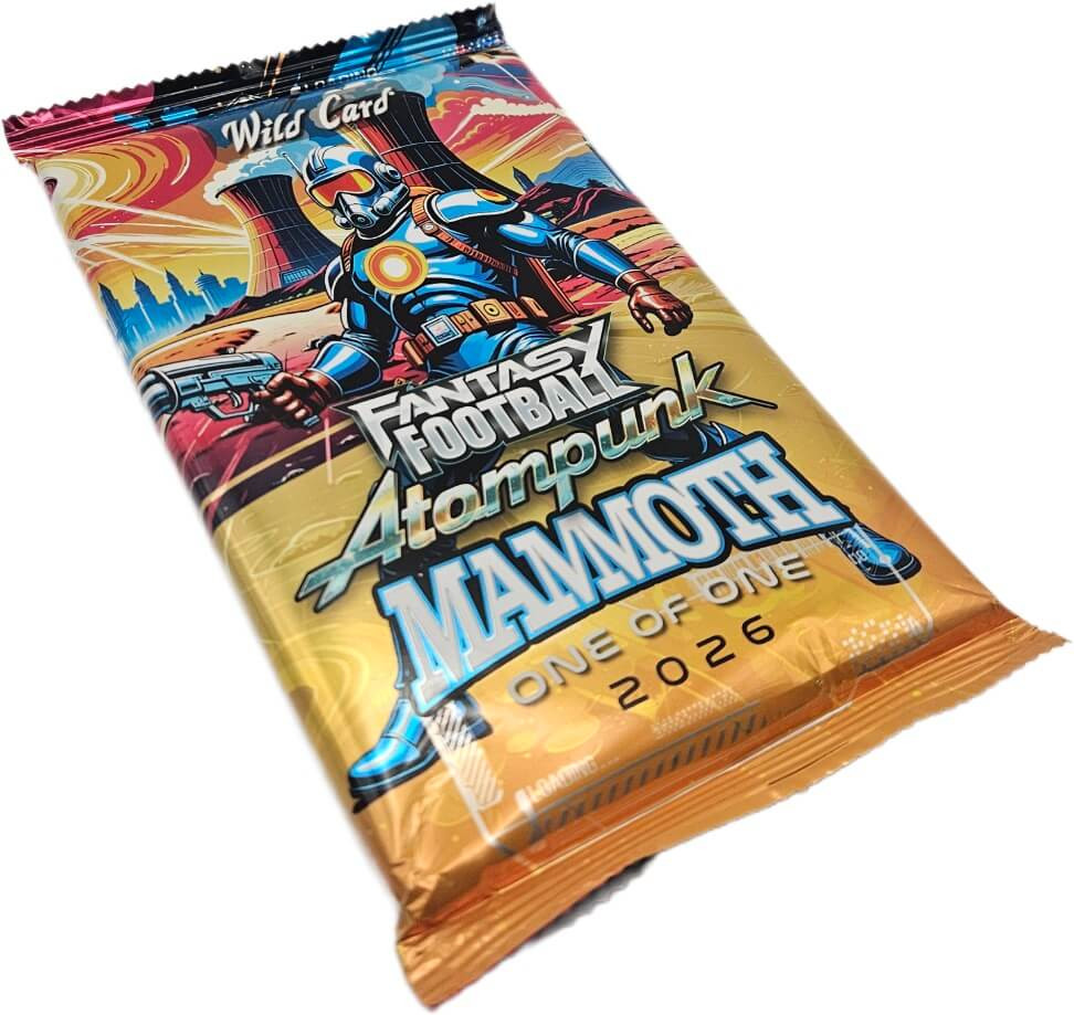 2026 Wild Card Fantasy Atompunk Mammoth 1/1 Football Pack
