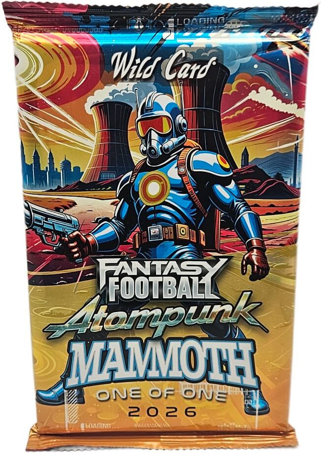 2026 Wild Card Fantasy Atompunk Mammoth 1/1 Football Pack