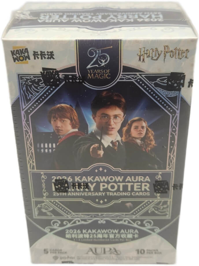 2026 Kakawow Aura Harry Potter 25th Anniversary Trading Cards