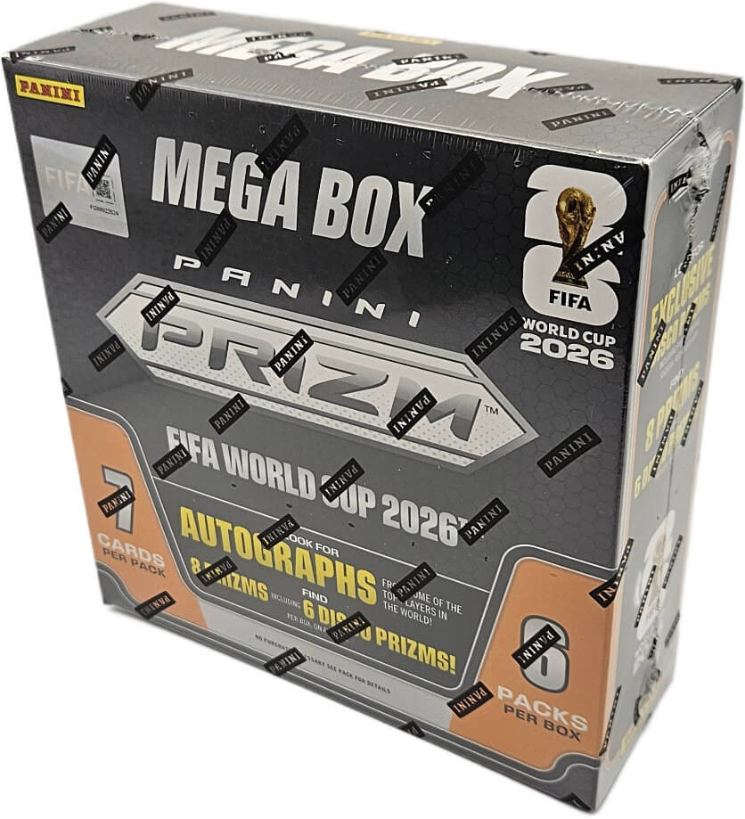 2026 Panini Prizm FIFA World Cup Soccer 6 Pack Mega Box
