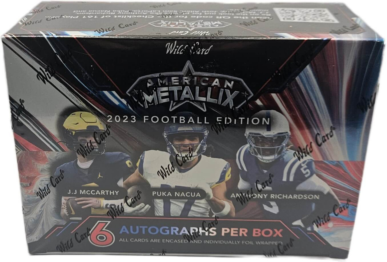 2023 Wild Card American Metallix Football Edition Hobby Box