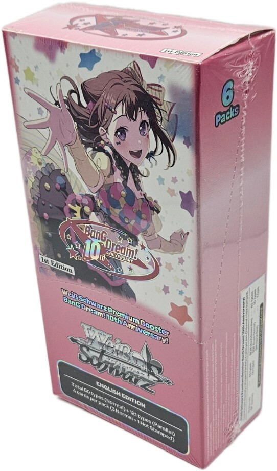 Weiss Schwarz TCG: Bang Dream 10th Anniversary 6 Pack Premium