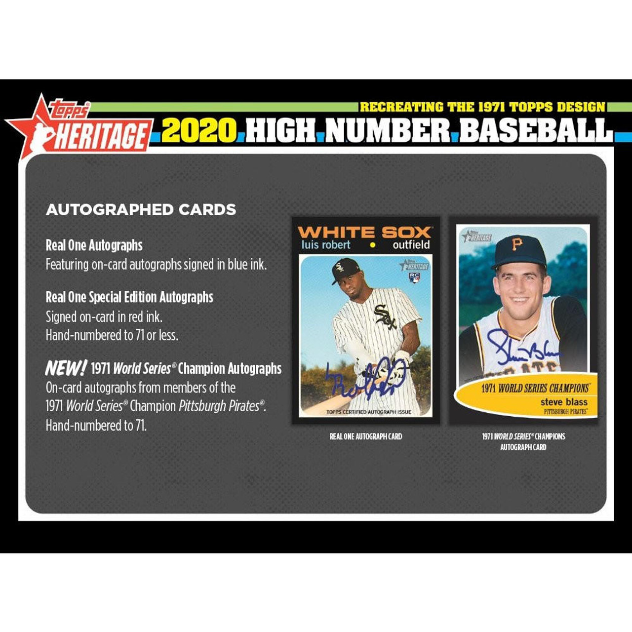 2021 Topps Heritage High Number Baseball Hobby Box