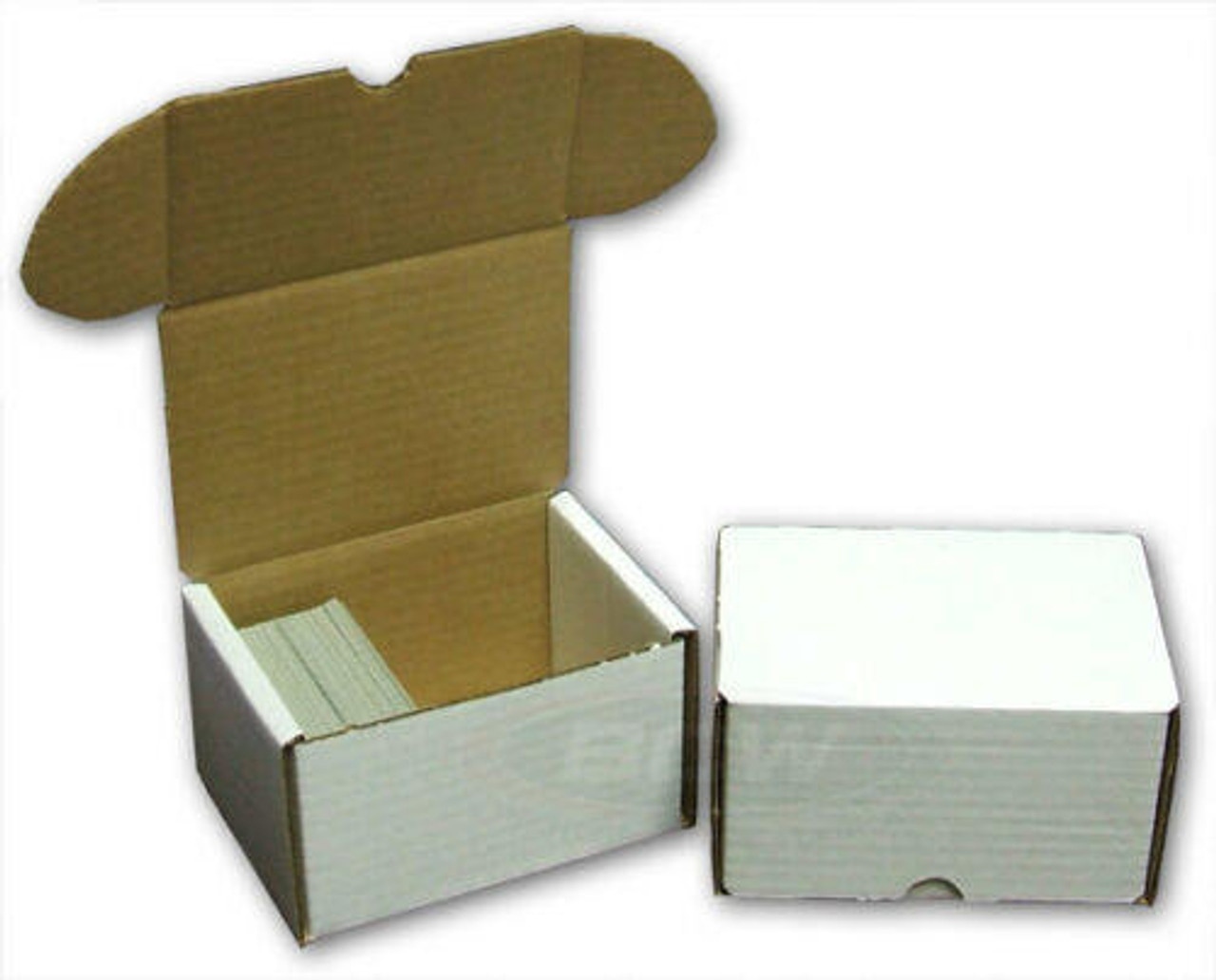 2 BCW 5000 Count Trading Card Storage Boxes (Full Lid
