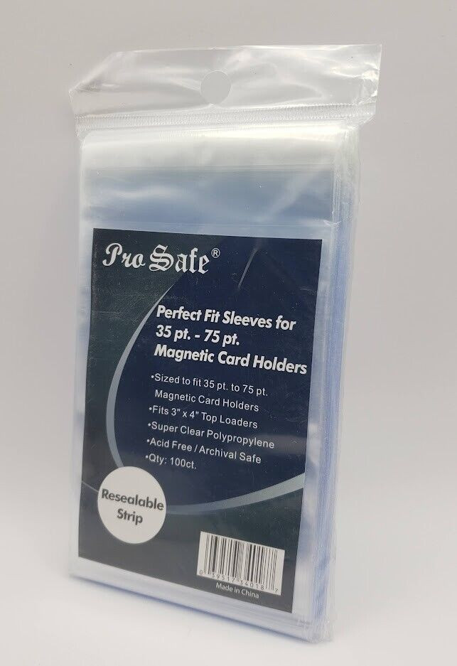 Pro Safe Perfect Fit Graded Card Sleeves Beckett BGS Size (50 Count Pack)