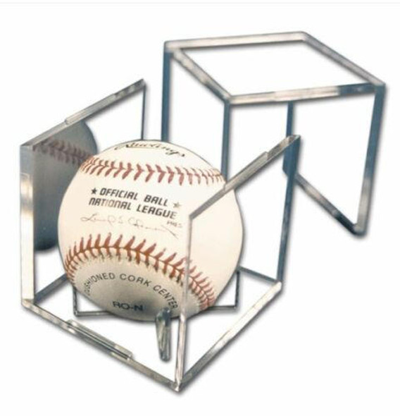 Pro-Mold Ball Cube III Baseball Holder Display Case with Built in Stand