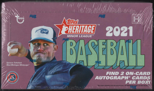 Topps 2021 Heritage Minor League Baseball Hobby Box