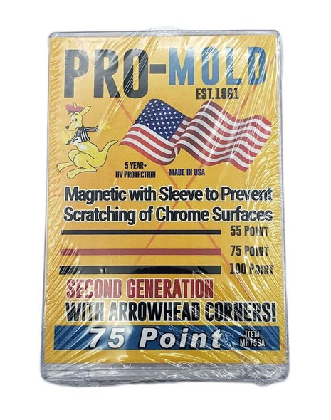 Pro-Mold Magnetic with Sleeve 2ND GEN 75pt Sleeved Size Card Holder