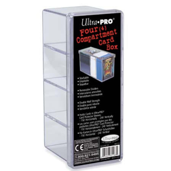 Ultra Pro 4 Compartment Storage Box For Gaming Cards