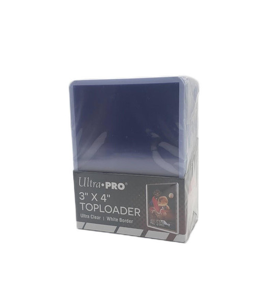 Ultra Pro 3 x 4 White Border Toploaders 25 Count Pack Trading Card Holders