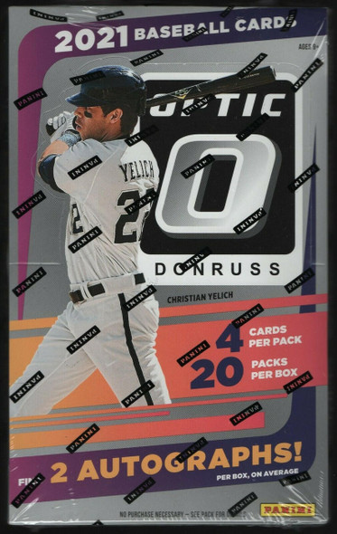Donruss 2021 Panini Donruss Optic Baseball Hobby Box
