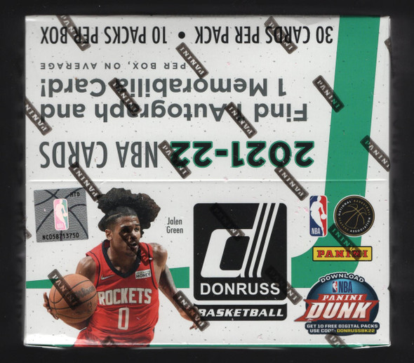 Donruss 2021-22 Panini Donruss Basketball Hobby Box