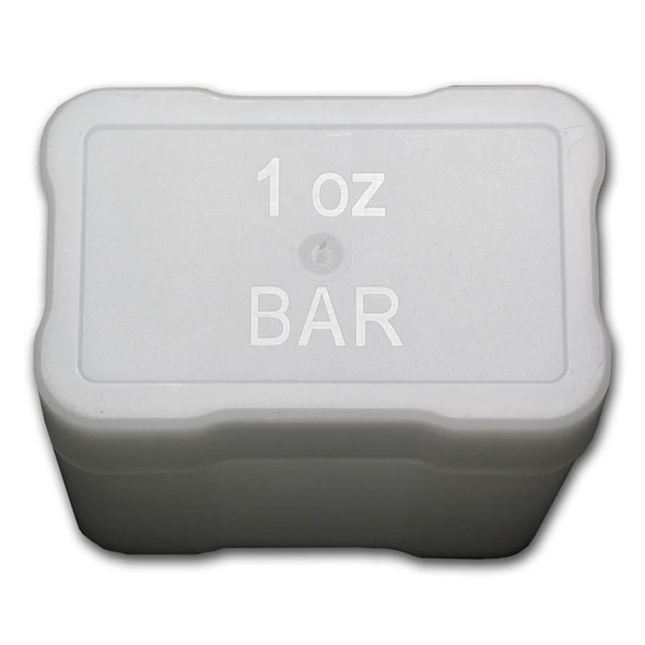 Coinsafe CoinSafe Heavy Duty 1oz Silver Bar Tube - Holds 20 Bars - Snap Lock Lid