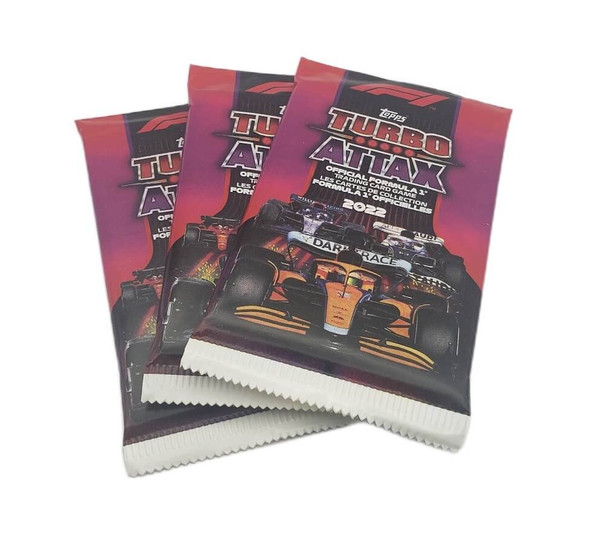 (3 Pack Lot) 2022 Topps Turbo Attax Formula 1 Racing Trading Card Game