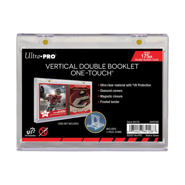 Ultra Pro 175pt Vertical Booklet Card One Touch Holder with Stand and UV Protection Ultra Pro 175pt Vertical Booklet Card One Touch Holder with Stand and UV Protection