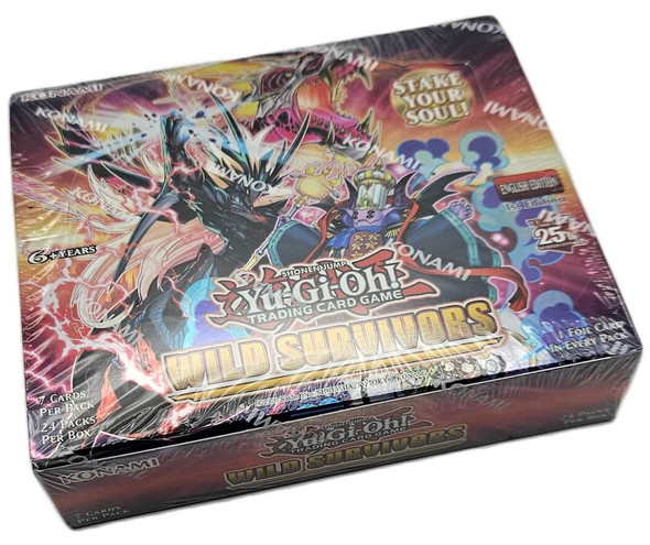 Yu-Gi-Oh! Wild Survivors Factory Sealed 24 Pack Booster Box