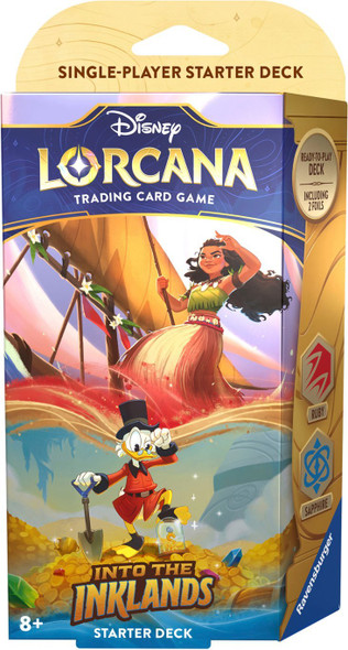 Disney Lorcana TCG: Into The Inklands Ruby & Sapphire Starter Deck