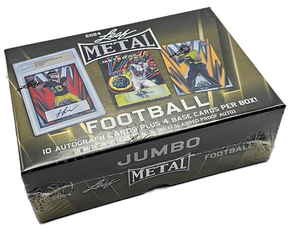 2024 Leaf Metal Football Hobby Jumbo Box