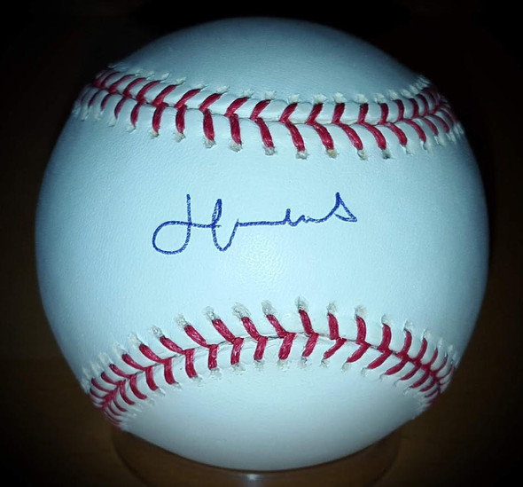Just Memorabilia Fernando Martinez New York Mets Signed Autographed Rawlings Baseball with COA