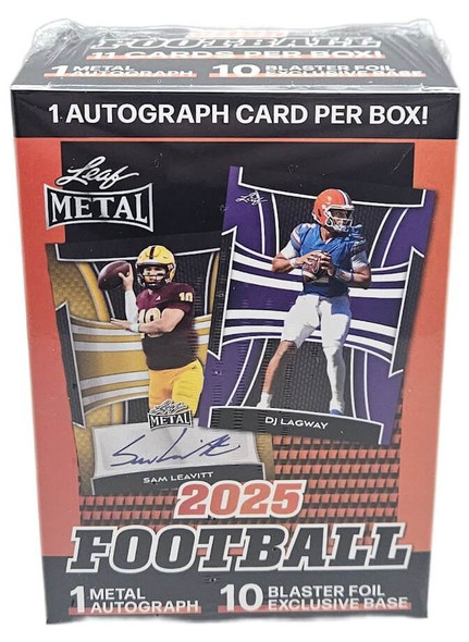 2025 Leaf Metal Football Blaster Box