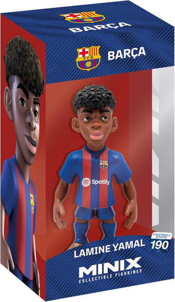 Minix Football Stars #190 Lamine Yamal Barcelona 4.75 Inch Collectible Vinyl Figure