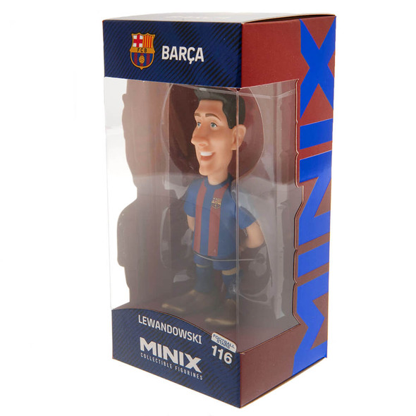 Minix Football Stars #116 Robert Lewandowski Barcelona 4.75 Inch Collectible Vinyl Figure
