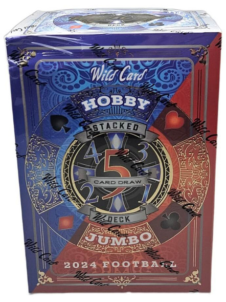 2024 Wild Card Five Card Draw Stacked Deck Edition Football Hobby Jumbo Box