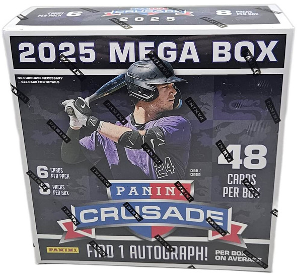 2025 Panini Crusade Baseball 8 Pack Mega Box