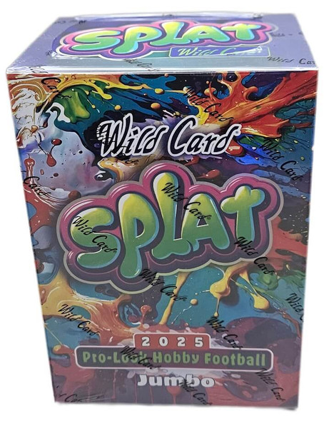 2025 Wild Card Splat Pro Look Edition Football Hobby Jumbo Box