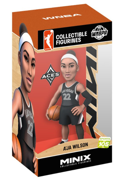 Minix Sports #105 A'Ja Wilson WNBA Basketball 4.75 Inch Collectible Vinyl Figure Minix Sports #105 A'Ja Wilson WNBA Basketball 4.75 Inch Collectible Vinyl Figure