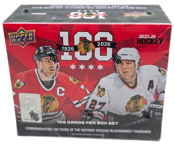 2025-26 Upper Deck Chicago Blackhawks Centennial Box Set